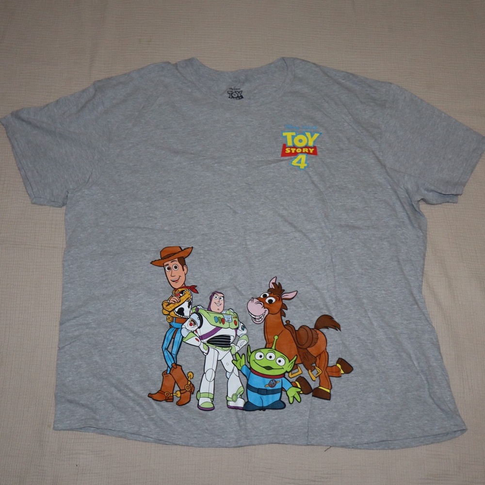 Toy Story 4 Gray T-Shirt
